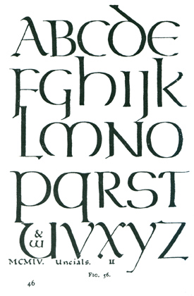 Unciaal uit R & I & L (Johnston E. 1906)