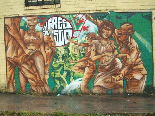 Meres graffiti in Jacksonville