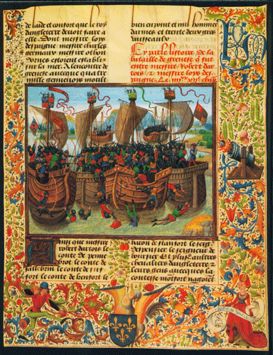 Jean Froissart: De zeeslag bij Guernsey in 1342