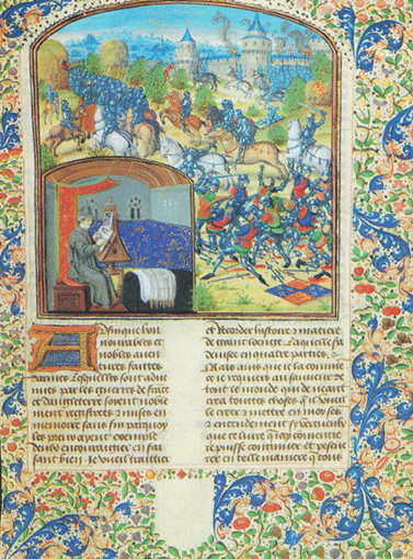Miniatuur uit de Chroniques van Jean Froissart