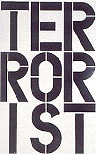 Terrorist van Christopher Wool